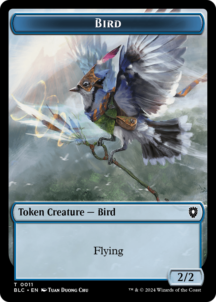 Bird (011) // Shark Double-Sided Token [Bloomburrow Commander Tokens] - Magic: The Gathering - Card Brawlers | Quebec | Canada |
