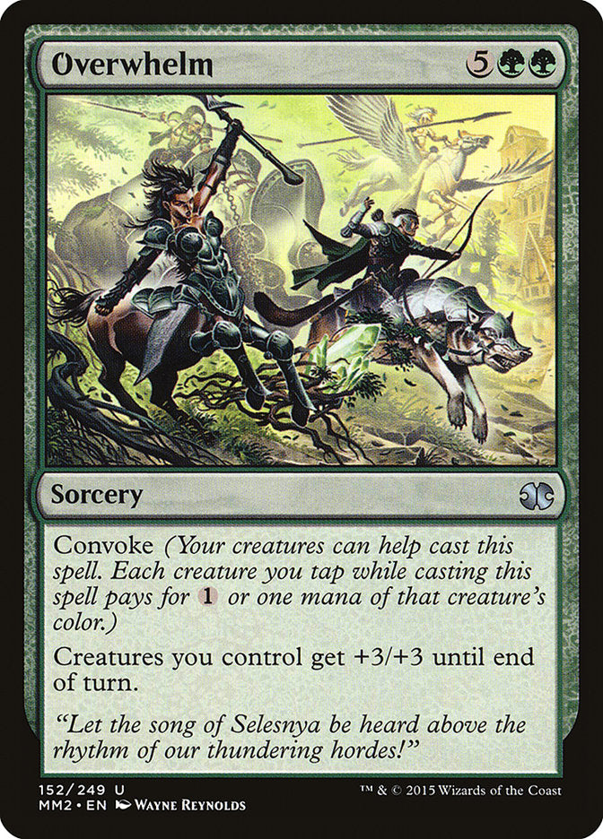 Overwhelm [Modern Masters 2015] - Magic: The Gathering - Card Brawlers | Quebec | Canada |