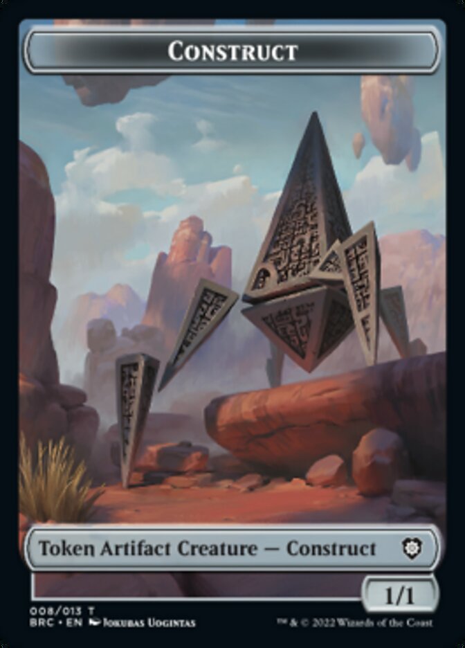 Construct (008) // Phyrexian Myr Double-Sided Token [The Brothers' War Commander Tokens] - Magic: The Gathering - Card Brawlers | Quebec | Canada |