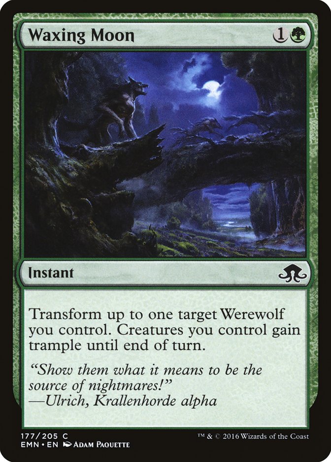 Waxing Moon [Eldritch Moon] - Magic: The Gathering - Card Brawlers | Quebec | Canada |