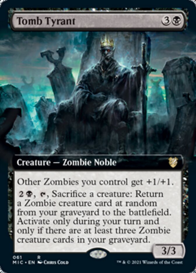 Tomb Tyrant (Extended Art) [Innistrad: Midnight Hunt Commander] - Magic: The Gathering - Card Brawlers | Quebec | Canada |