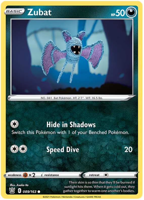 Zubat (089/163) [Sword & Shield: Battle Styles] - Pokémon - Card Brawlers | Quebec | Canada |