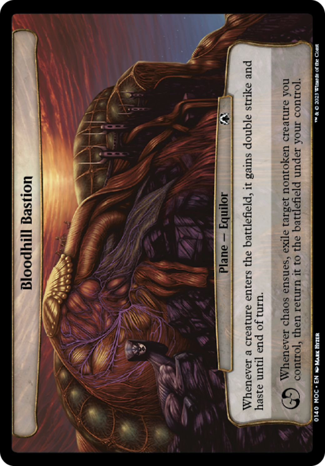 Bloodhill Bastion [March of the Machine Commander] - Magic: The Gathering - Card Brawlers | Quebec | Canada |