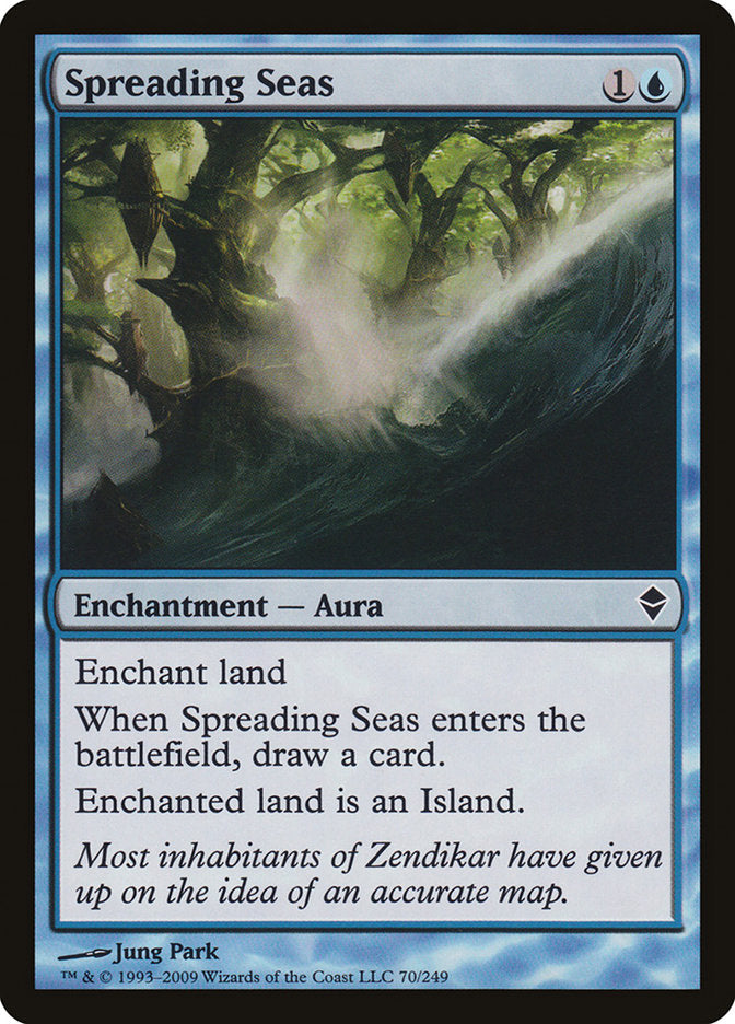 Spreading Seas [Zendikar] - Magic: The Gathering - Card Brawlers | Quebec | Canada |