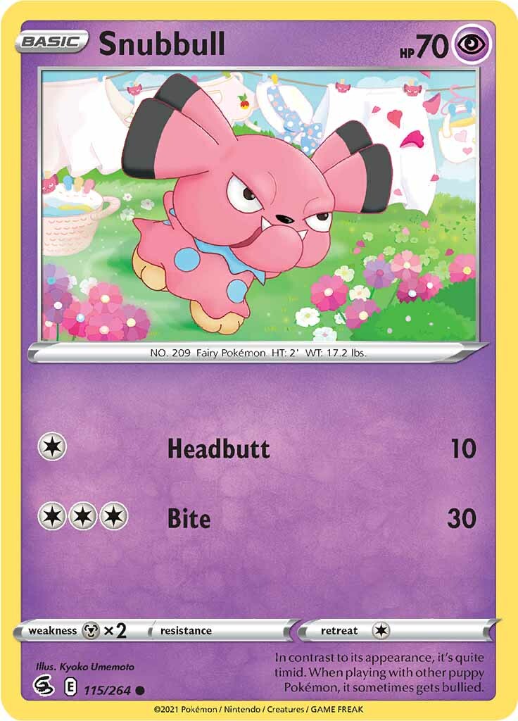 Snubbull (115/264) [Sword & Shield: Fusion Strike] - Pokémon - Card Brawlers | Quebec | Canada |