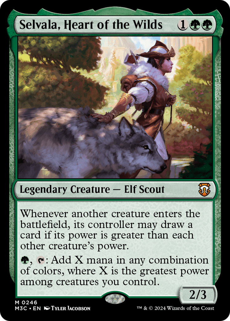 Selvala, Heart of the Wilds (Ripple Foil) [Modern Horizons 3 Commander] - Magic: The Gathering - Card Brawlers | Quebec | Canada |