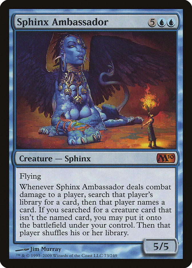Sphinx Ambassador [Magic 2010] - Magic: The Gathering - Card Brawlers | Quebec | Canada |