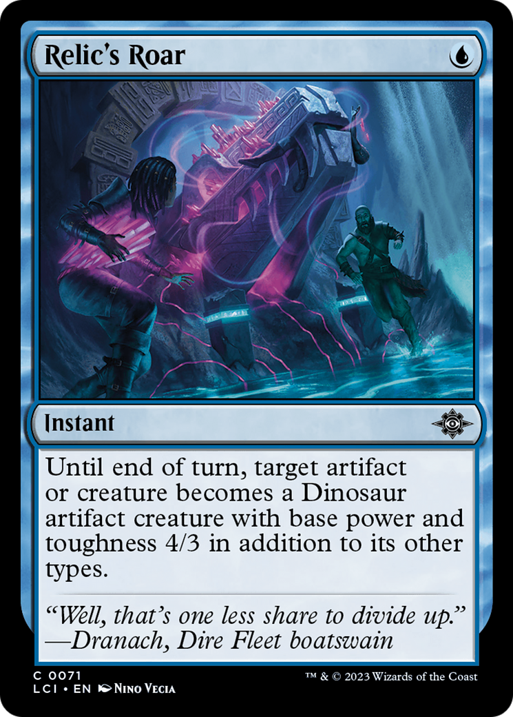 Relic's Roar [The Lost Caverns of Ixalan] - Magic: The Gathering - Card Brawlers | Quebec | Canada |
