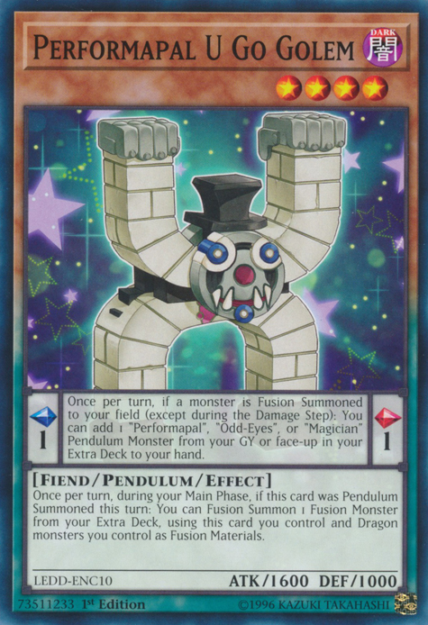 Performapal U Go Golem [Decks Dragon Légendaires] [LEDD-ENC10] 