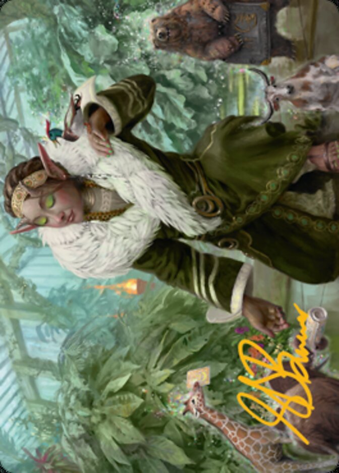 Rumor Gatherer Art Card (Gold-Stamped Signature) [Streets of New Capenna Art Series] - Magic: The Gathering - Card Brawlers | Quebec | Canada |