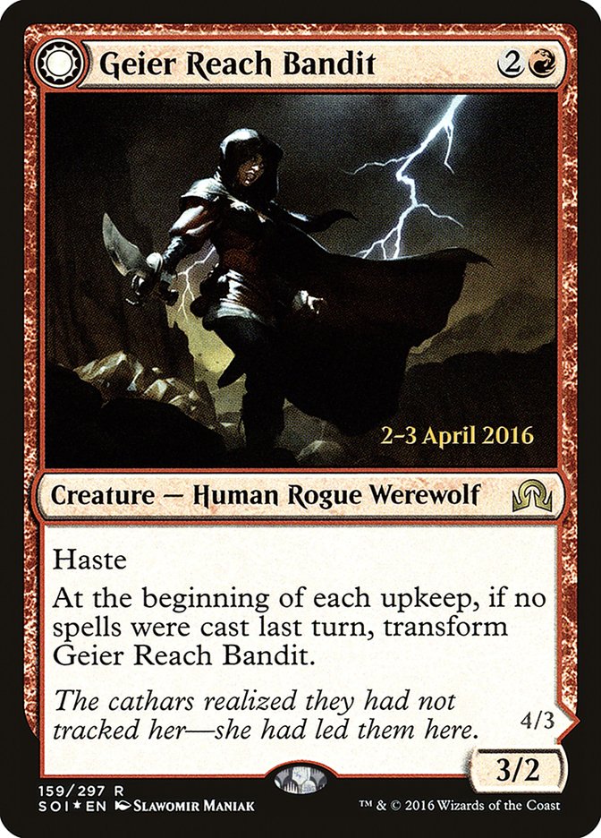 Geier Reach Bandit // Vildin-Pack Alpha [Shadows over Innistrad Prerelease Promos] - Magic: The Gathering - Card Brawlers | Quebec | Canada |