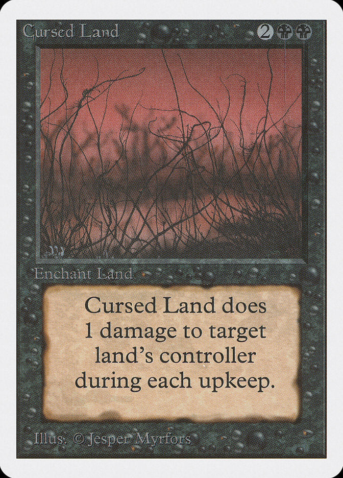 Cursed Land [Unlimited Edition] - Magic: The Gathering - Card Brawlers | Quebec | Canada |