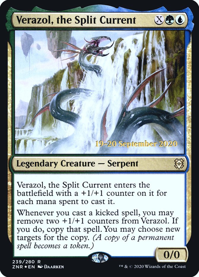 Verazol, the Split Current [Zendikar Rising Prerelease Promos] - Magic: The Gathering - Card Brawlers | Quebec | Canada |