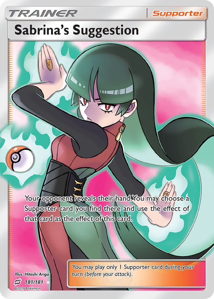 Sabrina's Suggestion (181/181) [Sun & Moon: Team Up] - Pokémon - Card Brawlers | Quebec | Canada |