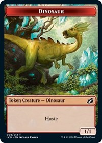 Dinosaur // Human Soldier (005) Double-Sided Token [Ikoria: Lair of Behemoths Tokens] - Magic: The Gathering - Card Brawlers | Quebec | Canada |