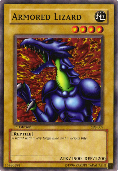 Armored Lizard [SDJ-009] Common - Yu-Gi-Oh! - Card Brawlers | Quebec | Canada |