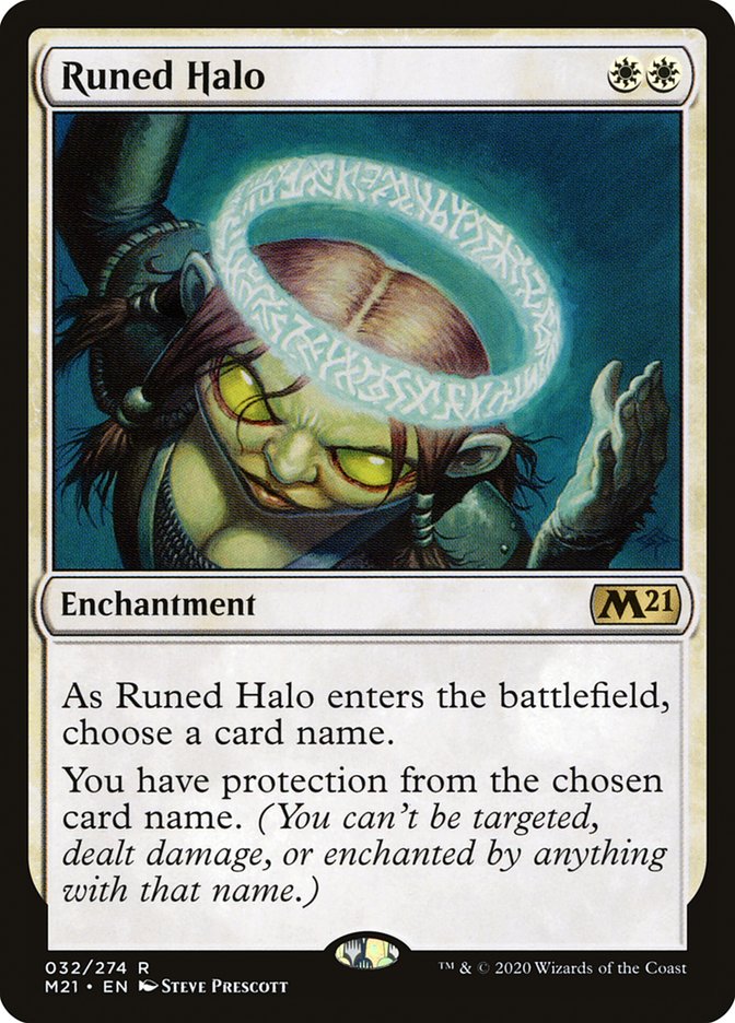 Runed Halo [Core Set 2021] - Magic: The Gathering - Card Brawlers | Quebec | Canada |