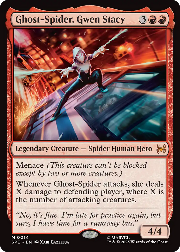 Ghost-Spider, Gwen Stacy [Marvel's Spider-Man: Eternal-Legal] - Magic: The Gathering - Card Brawlers | Quebec | Canada |
