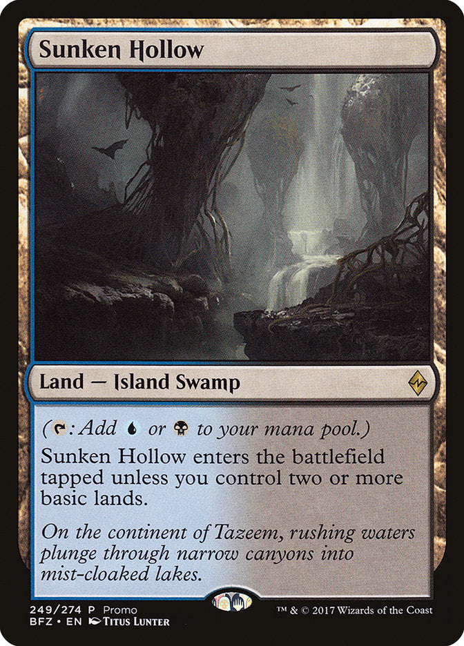 Sunken Hollow (Promo) [Standard Showdown Promos] - Magic: The Gathering - Card Brawlers | Quebec | Canada |