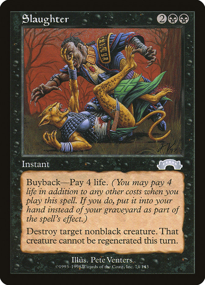 Slaughter [Exodus] - Magic: The Gathering - Card Brawlers | Quebec | Canada |