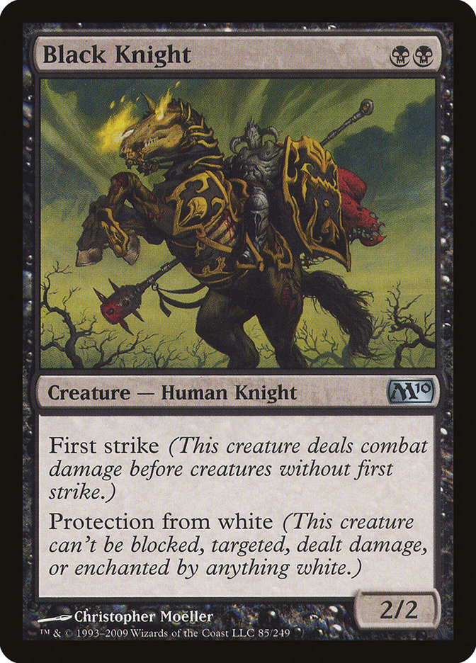 Black Knight [Magic 2010] - Magic: The Gathering - Card Brawlers | Quebec | Canada |