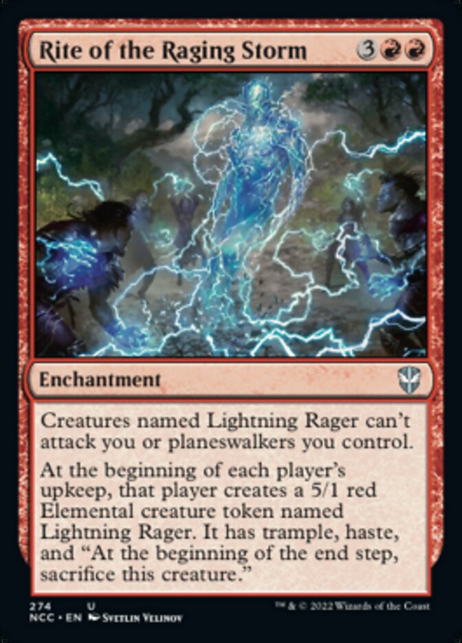 Rite of the Raging Storm [Streets of New Capenna Commander] - Magic: The Gathering - Card Brawlers | Quebec | Canada |