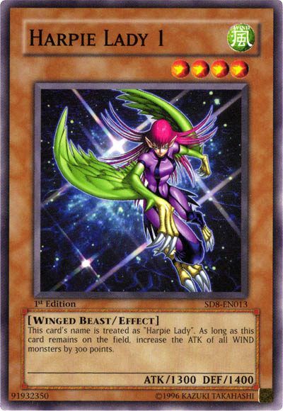 Harpie Lady 1 [SD8-EN013] Common - Yu-Gi-Oh! - Card Brawlers | Quebec | Canada |