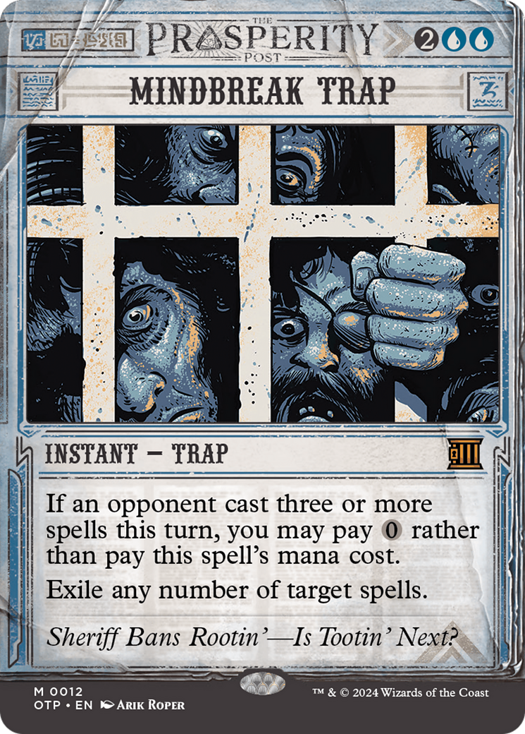 Mindbreak Trap [Outlaws of Thunder Junction: Breaking News] - Magic: The Gathering - Card Brawlers | Quebec | Canada |