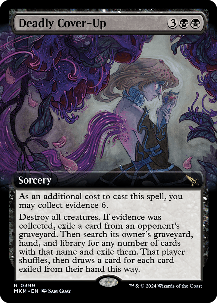 Deadly Cover-Up (Extended Art) [Murders at Karlov Manor] - Magic: The Gathering - Card Brawlers | Quebec | Canada |