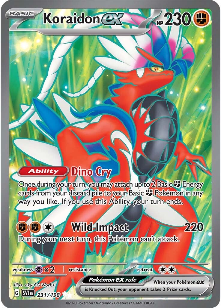 Koraidon ex (231/198) [Scarlet & Violet: Base Set] - Pokémon - Card Brawlers | Quebec | Canada |