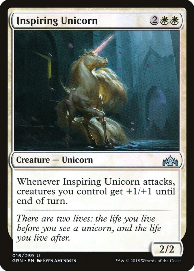 Inspiring Unicorn [Guilds of Ravnica] - Magic: The Gathering - Card Brawlers | Quebec | Canada |
