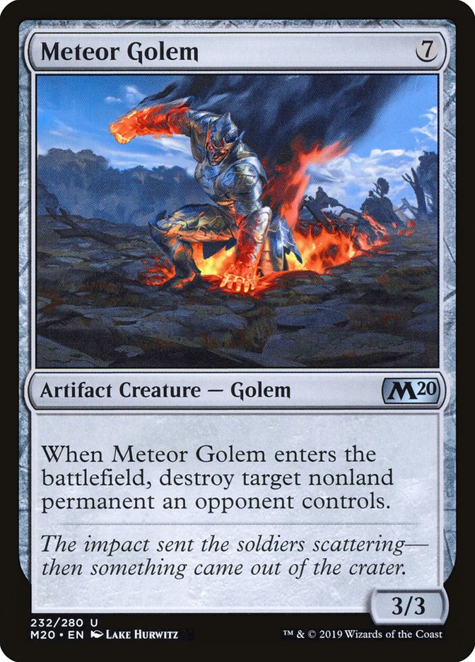 Meteor Golem [Core Set 2020] - Magic: The Gathering - Card Brawlers | Quebec | Canada |