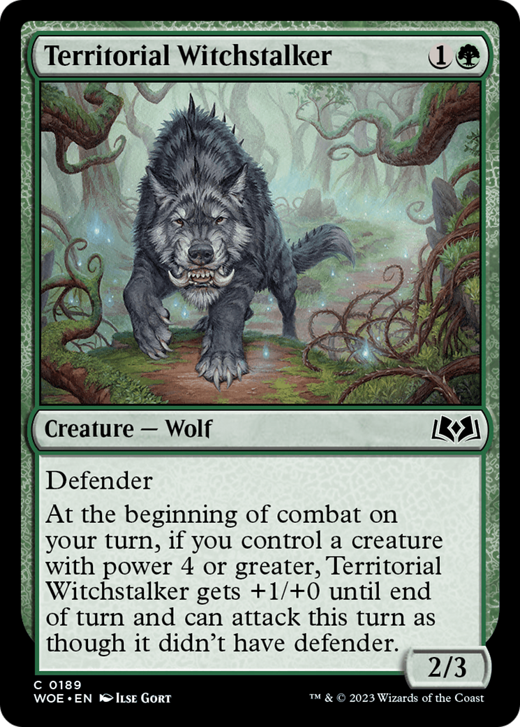 Territorial Witchstalker [Wilds of Eldraine] - Magic: The Gathering - Card Brawlers | Quebec | Canada |