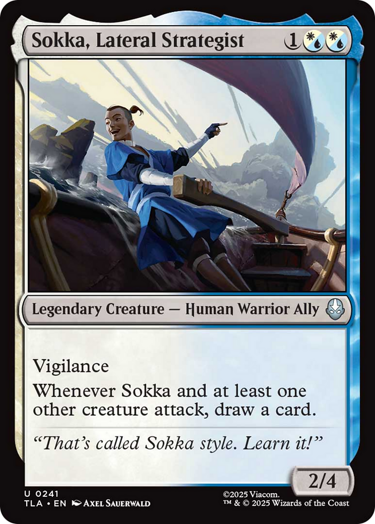 Sokka, Lateral Strategist [Avatar: The Last Airbender] - Magic: The Gathering - Card Brawlers | Quebec | Canada |
