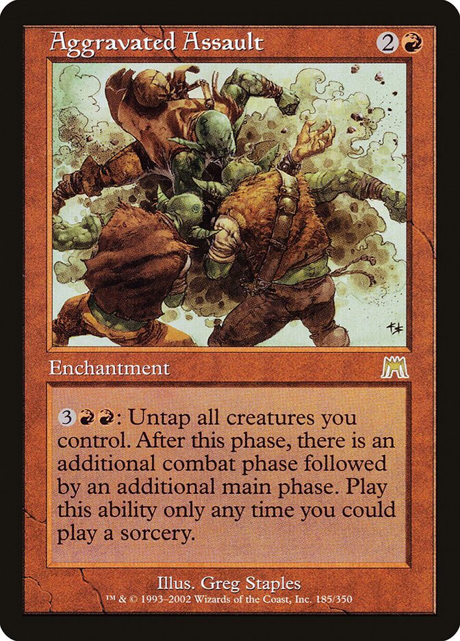 Aggravated Assault [Onslaught] - Magic: The Gathering - Card Brawlers | Quebec | Canada |
