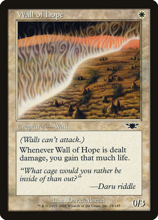 Wall of Hope [Legions] - Magic: The Gathering - Card Brawlers | Quebec | Canada |