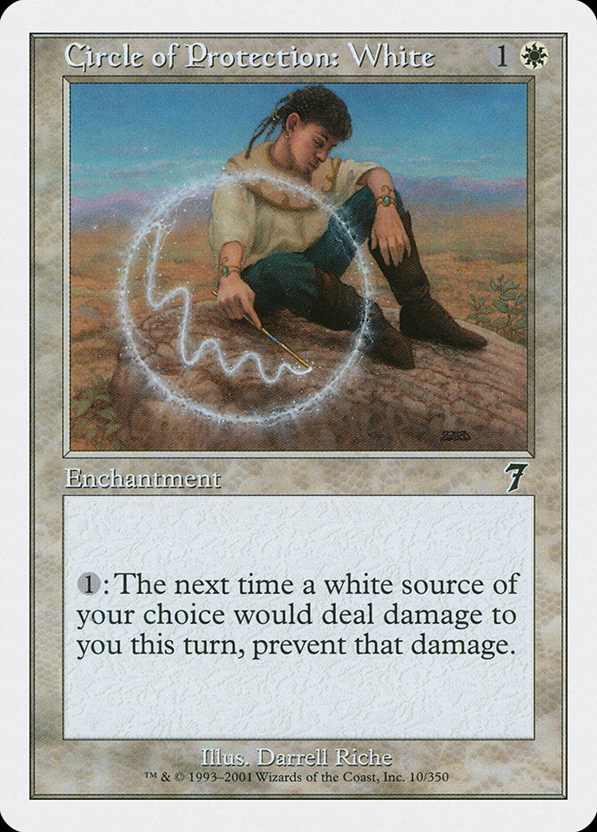 Circle of Protection: White [Seventh Edition] - Magic: The Gathering - Card Brawlers | Quebec | Canada |