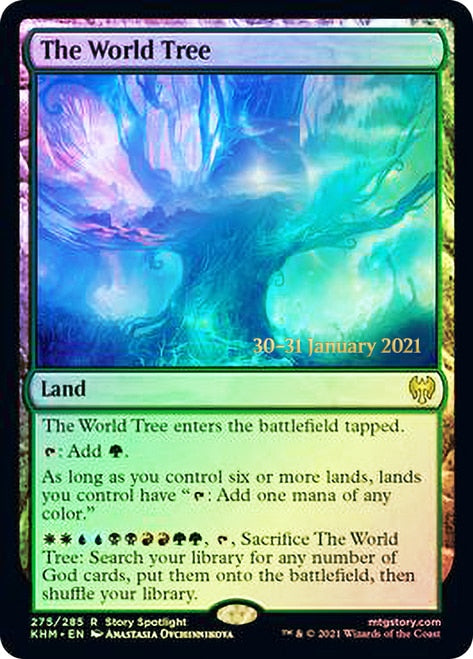 The World Tree [Kaldheim Prerelease Promos] - Magic: The Gathering - Card Brawlers | Quebec | Canada |