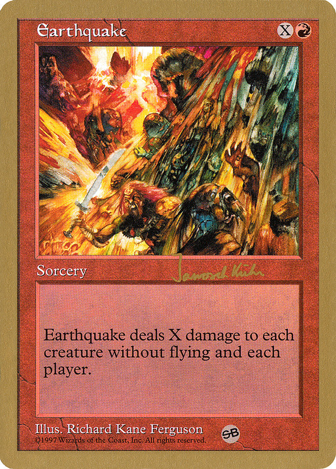Earthquake (Janosch Kuhn) (SB) [World Championship Decks 1997] - Magic: The Gathering - Card Brawlers | Quebec | Canada |