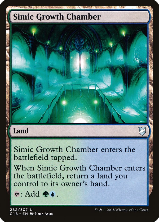 Simic Growth Chamber [Commander 2018] - Magic: The Gathering - Card Brawlers | Quebec | Canada |