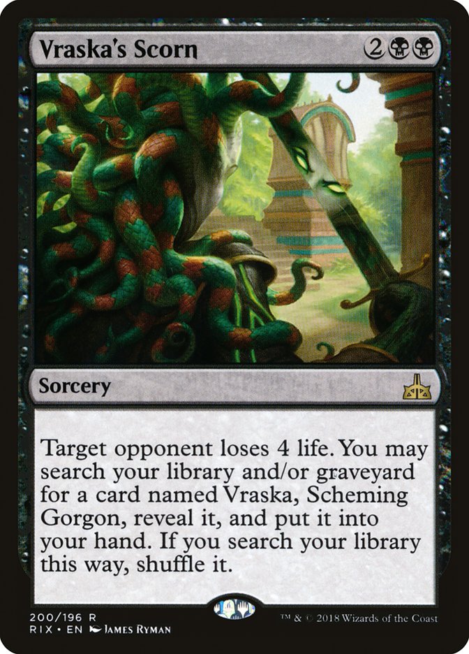 Vraska's Scorn [Rivals of Ixalan] - Magic: The Gathering - Card Brawlers | Quebec | Canada |