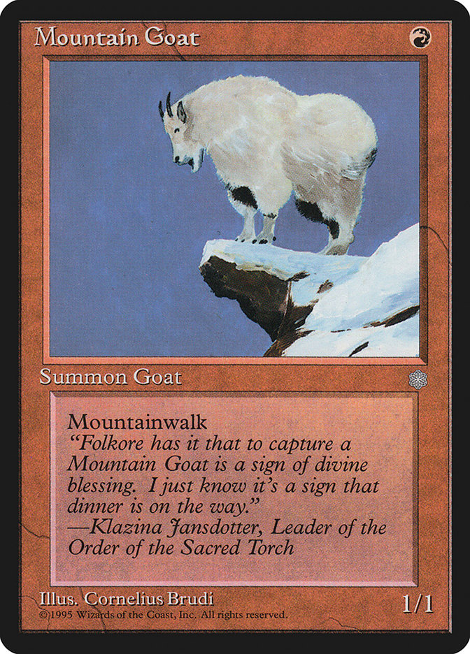 Mountain Goat [Ice Age] - Magic: The Gathering - Card Brawlers | Quebec | Canada |