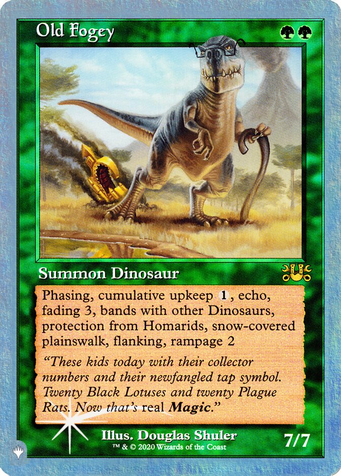 Old Fogey (Unfinity Foil Edition) [The List] - Magic: The Gathering - Card Brawlers | Quebec | Canada |