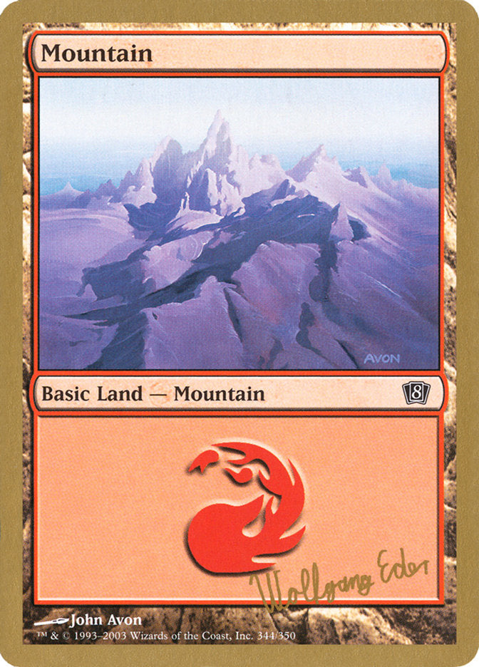 Mountain (Wolfgang Eder) [World Championship Decks 2003] - Magic: The Gathering - Card Brawlers | Quebec | Canada |