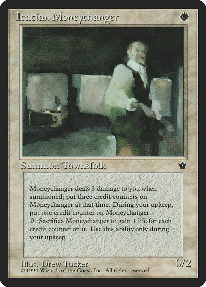 Icatian Moneychanger (Drew Tucker) [Fallen Empires] - Magic: The Gathering - Card Brawlers | Quebec | Canada |