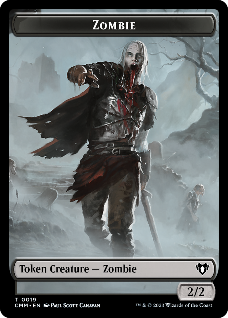 Zombie Token (19) [Commander Masters Tokens] - Magic: The Gathering - Card Brawlers | Quebec | Canada |