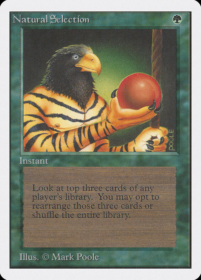 Natural Selection [Unlimited Edition] - Magic: The Gathering - Card Brawlers | Quebec | Canada |