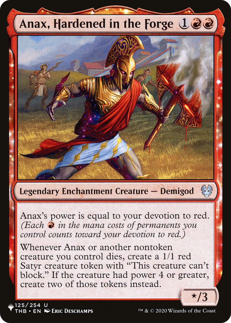 Anax, Hardened in the Forge [The List] - Magic: The Gathering - Card Brawlers | Quebec | Canada |