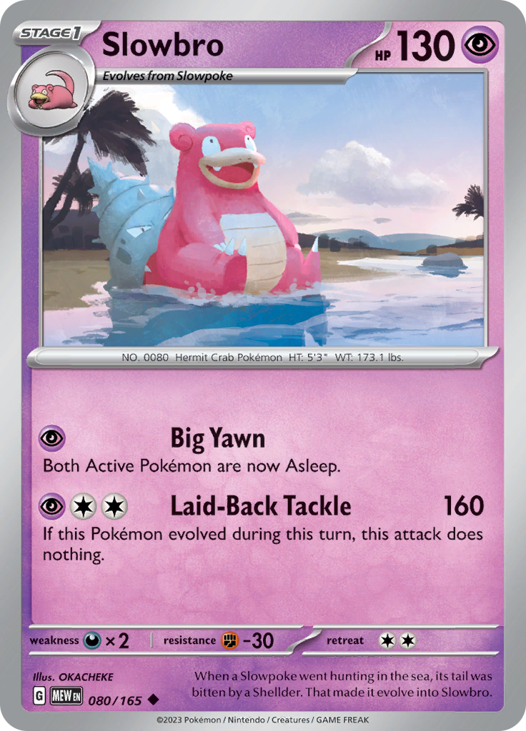 Slowbro (080/165) [Scarlet & Violet 151] - Pokémon - Card Brawlers | Quebec | Canada |