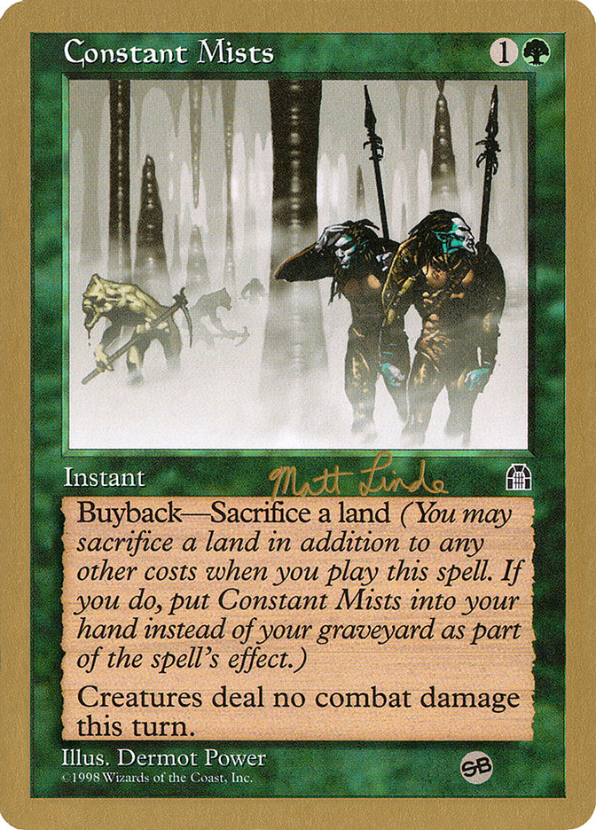 Constant Mists (Matt Linde) (SB) [World Championship Decks 1999] - Magic: The Gathering - Card Brawlers | Quebec | Canada |